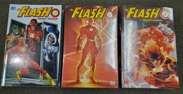 DC Comics THE FLASH by Geoff Johns OMNIBUS HC Vol 1 2 3 *NEW & SEALED* $300 srp