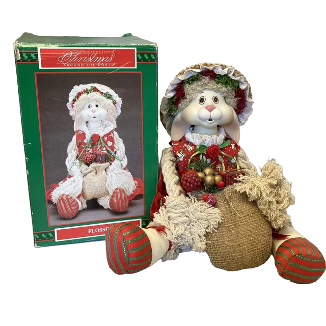 Christmas Around The World House of Lloyd Flossie The Bunny Rabbit Figurine VTG