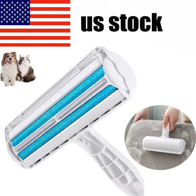 1/2X Pet Hair Remover Roller Reusable Dog Cat Fur Remover for Furniture Clothes
