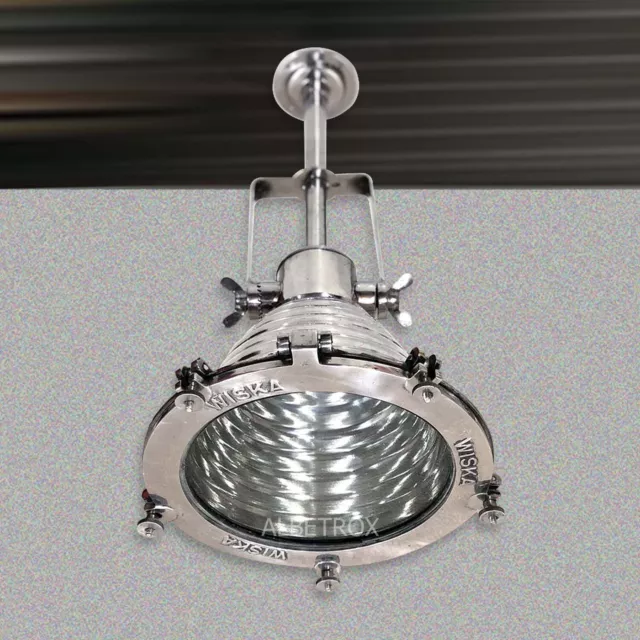 Nautical Vintage Style Cargo Pendant Spot Aluminium Hanging New Light
