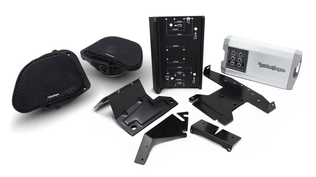 Rockford HD9813RG-TKIT Motorcycle System Compatible With Harley Davidson