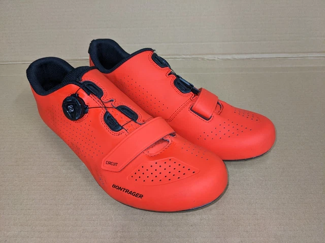 Bontrager Circuit Straßenradschuhe UK 12 EU 46 Racing gebraucht rot