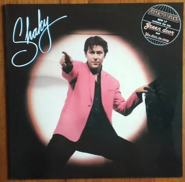 DISQUE VINYLE LP 33t 12" SHAKIN' STEVENS « Shaky » ROCK HOLLAND 1981