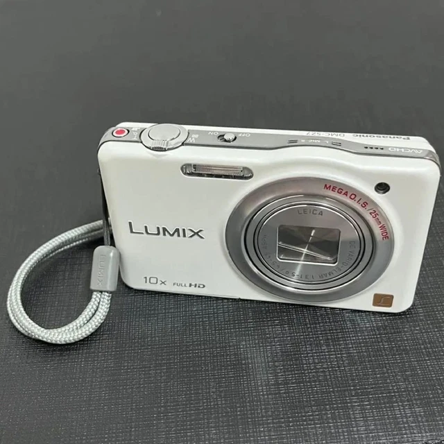 PANASONIC LUMIX DMC-SZ7 White Compact Digital Camera [No English