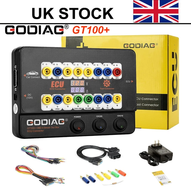 GODIAG GT100+ OBD2 Breakout Box Powerful OBDII Protocol Detector OBD ...