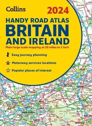 2024 Collins Handy Road Atlas Britain and Ireland by Collins Maps