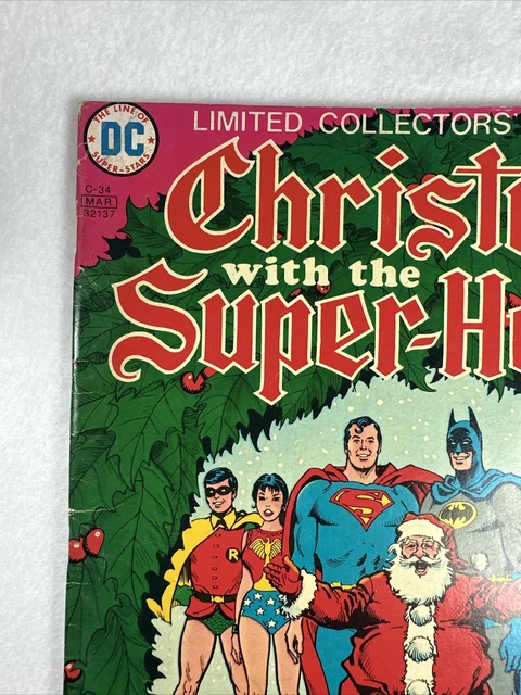LIMITED COLLECTORS' EDITION DC CHRISTMAS with the SUPER-HEROES #C-34 & #C-43 3