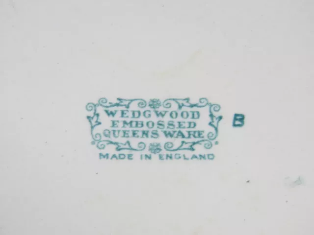 Old Wedgwood greek myths embossed queens ware ceramic  trinket 4.5" x 4.5" x 2" 2
