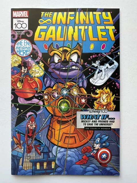 AMAZING SPIDER-MAN #23 (NM), Disney 100 Infinity Gauntlet Variant, Marvel 2023