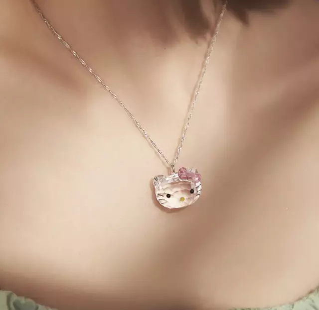 Swarovski hello sales kitty necklace
