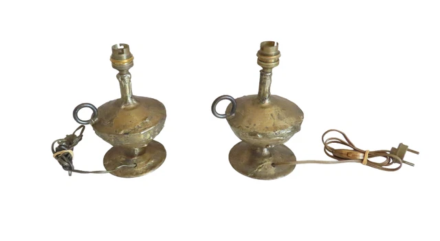 Suspension Lanterne En Verre Jaune épais Soufflé - Fer Forgé, Style Brutaliste 60's