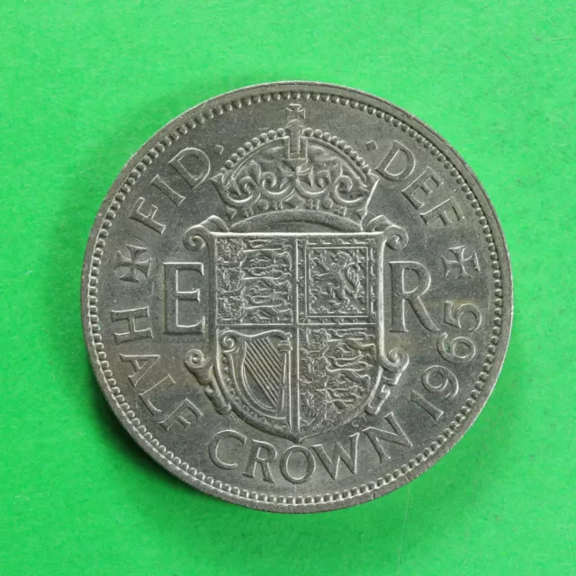 1965 Elizabeth II Half-Crown 2/6 SNo50307