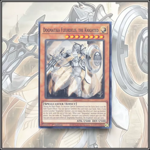 YuGiOh DOGMATIKA FLEURDELIS, THE KNIGHTED | GREAT CARD ▪️ 1ST EDITION 💎