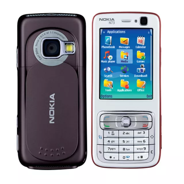 Original Nokia N Series N73 GSM Bluetooth 3.2MP UNLOCKED Cellphone