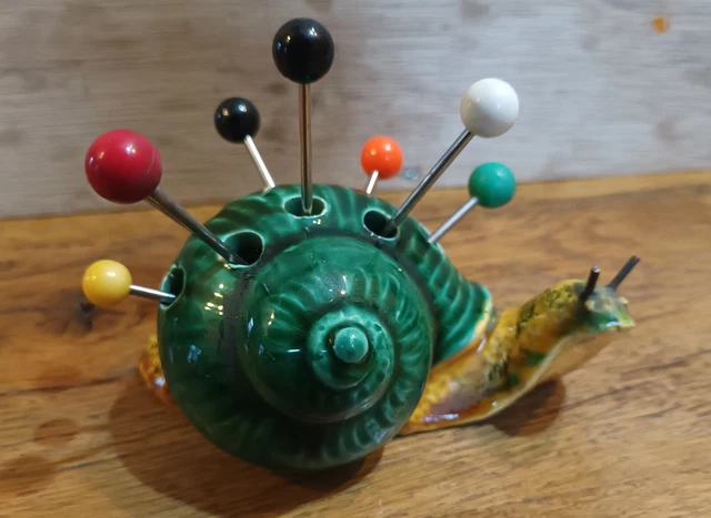PORTE PIQUES, PICS, escargot bakélite avec 8 fourchettes EUR 25,00