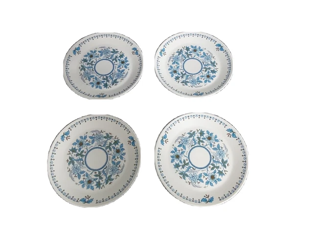 Noritake Progression Blue Moon Bread and Butter Plates 6 3/8" Japan Exc Set 4