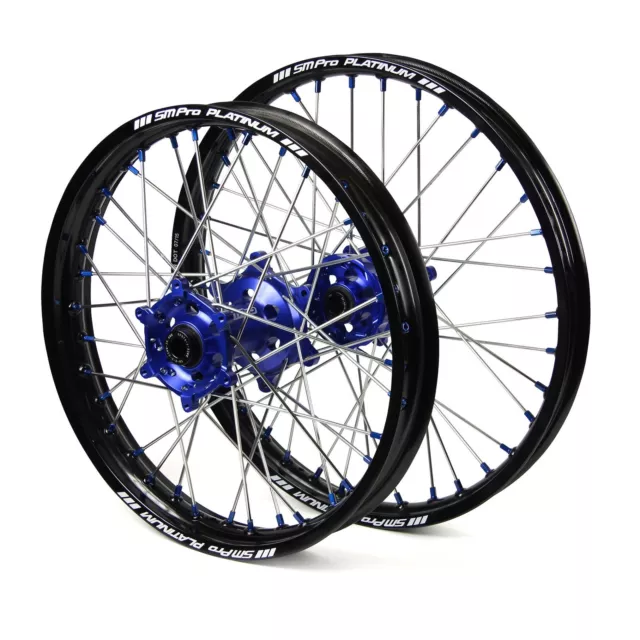 Yamaha WR250R 2008 2009 2010 2011 2012 Wheels Set Blue Black 18" 21" Wheel Rims