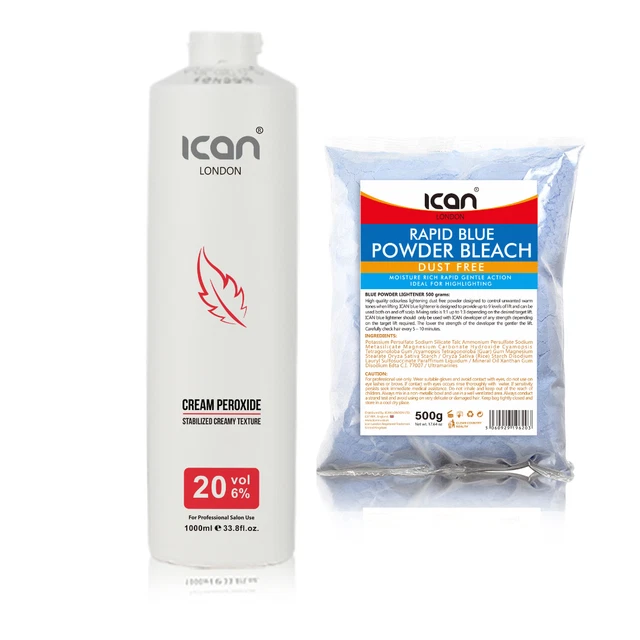 ICAN PROFESSIONAL CREAM PEROXIDE 20 VOL 6% 1 Litre (1000ml) – BigaMart - View #3