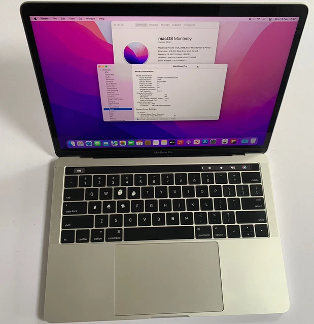 Apple MacBook Pro 13" Touchbar i5 2,9 GHz 16 GB 512 GB 2016/Riparazioni/Ap566r