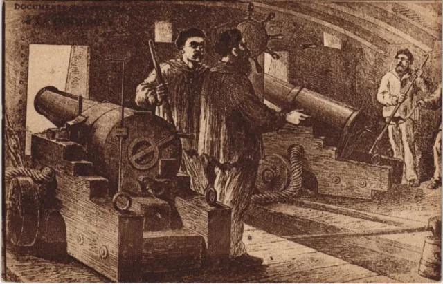 CPA Commune PARIS Canonniere GUERRE MILITAIRE 1870 (47337)