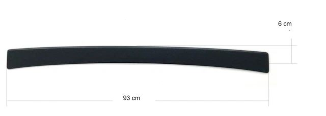 Protection Seuil De Chargement Noire VW T-Cross C1 2018 - Omnipower ABS 1.8mm