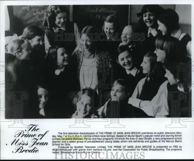 1979 Press Photo Actress Geraldine McEwan in "The Prime of Miss Jean Brodie"