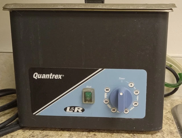 Used ultrasonic cleaner (Quantrex L & R with timer, heat and drain)