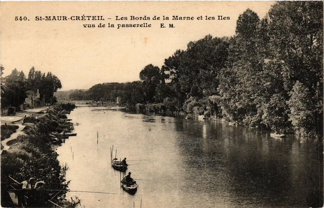 CPA St-MAUR-CRÉTEIL - Les Bords de Marne et les Iles seen by pass (390325)