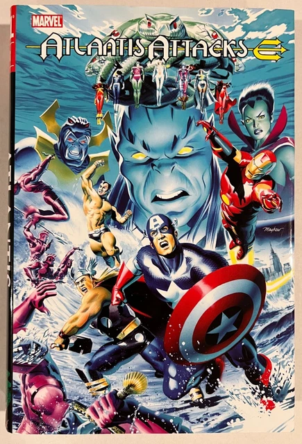 Atlantis Attacks Omnibus Marvel HC Hardcover OOP RARE Free Shipping John Byrne 