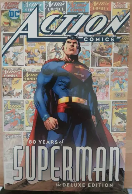 Action Comics 80 Years of Superman the Deluxe Edition HC Hardcover Graphic Novel