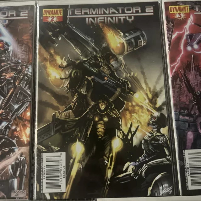 Dynamite Comics Terminator 2 Infinity #1-5 1,2,3,4,5 Set 1,2,3 Are Variants 3
