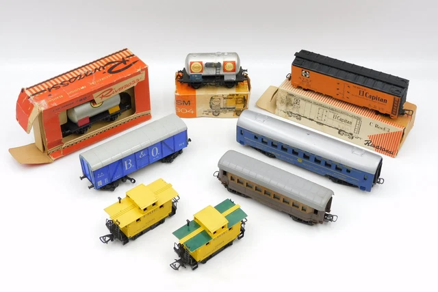Set de 7 Voitures EC 97 Iris -Models Word 1803- SBB, Strasbourg - Zurich