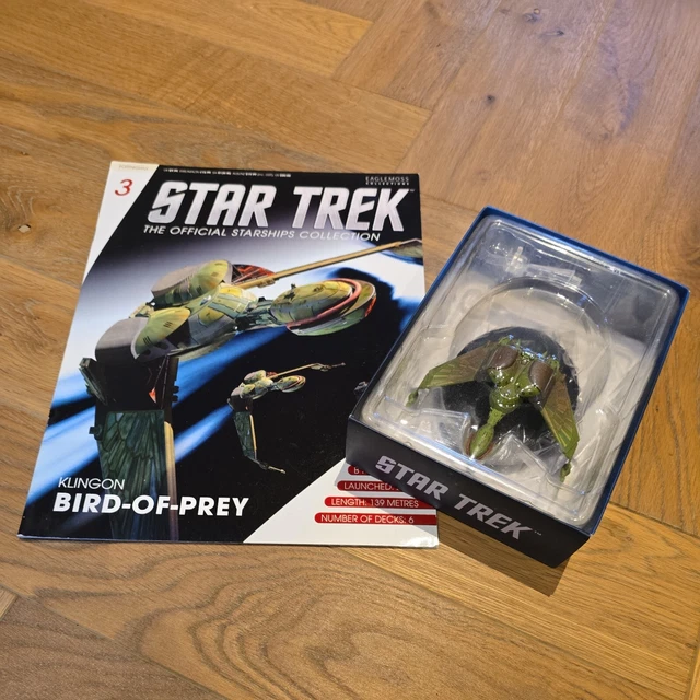 Figurine Eaglemoss - Vaisseau Klingon Bird-of-Prey De Star Trek Discovery