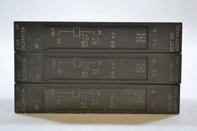 Siemens 6ES7132-4BB31-0AB0 Simatic Dp X 3 Piece Elektronikmodule for Et 200S 2