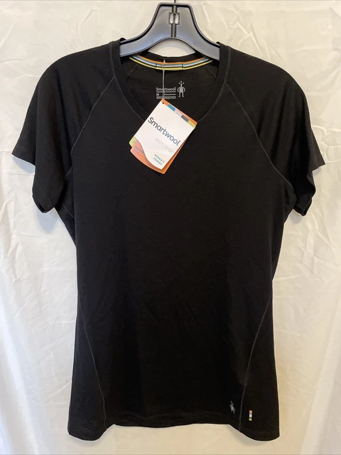 Smartwool Merino 150 Baselayer Short Sleeve - Womens Medium - Black