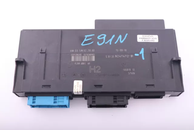 BMW E91N LCI ECU Modulo di controllo del corpo Scatola di giunzione H2 9247472