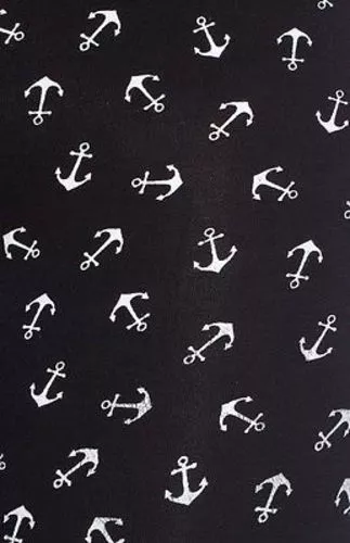 Sourpuss Anchor Sailor Boot Werkzeug Punk Gothic Rock Nautisch Tattoo Leggings 3