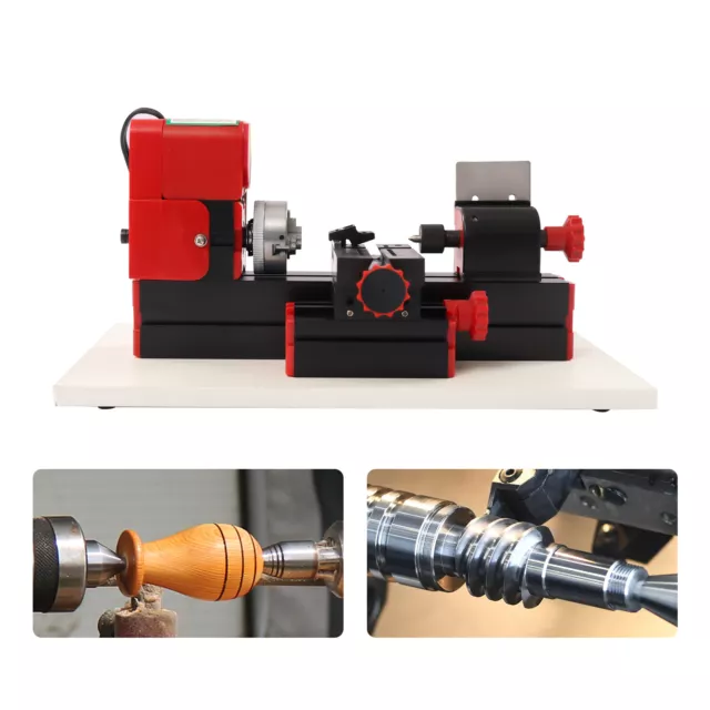 NEW 1200rev/min Mini Multifunction Metal Motorized Lathe Machine DIY Power Tool