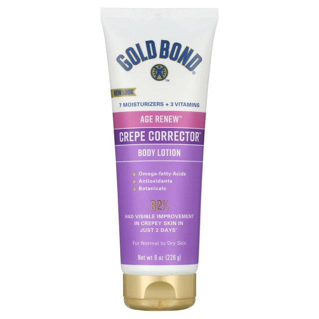 Gold Bond Crepe Hand and Body Lotion to Visibly Improve Skin Appearance, 8oz