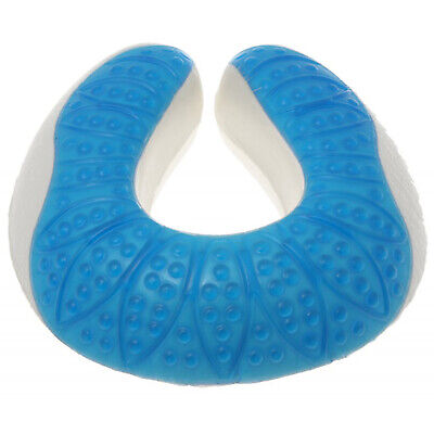Contour Memory Foam Travel Neck Pillow with Cooling Gel 2