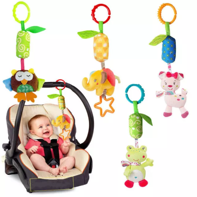 Baby Hanging Rattles Toys Newborn Crib Toys Car Seat Stroller Toys