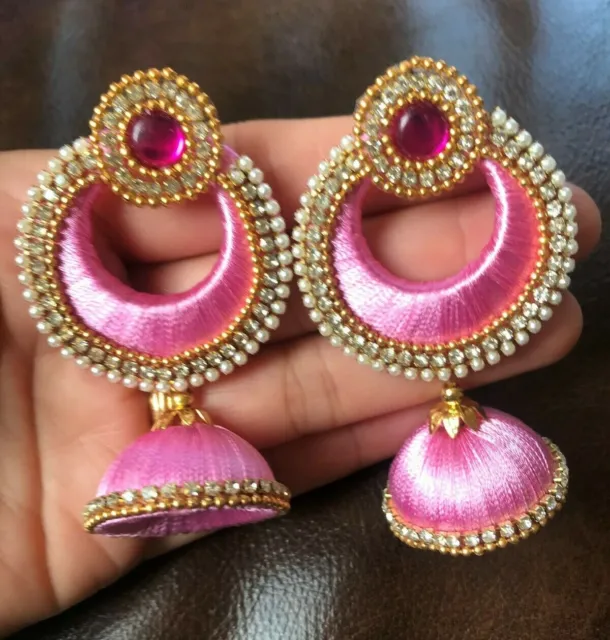 Silk Thread Beads Earring price Pair... - JK Jewels Jaffna | Facebook
