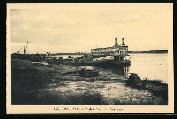CPA Léopoldville, Micheline en chargement