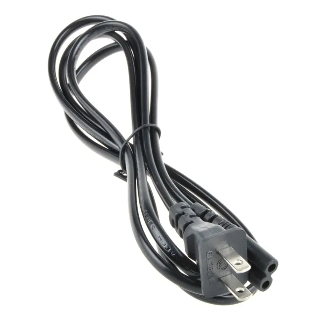 2 Prong AC Power Lead Cord Cable for HP Sony Acer Dell Compaq Lenovo Notebooks
