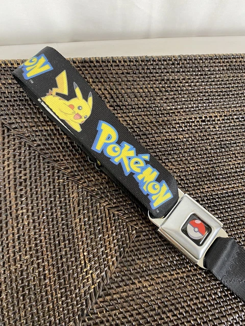 PIKACHU 2012 Pokémon Buckle-Down Adjustable Belt Seat Belt Style Nintendo
