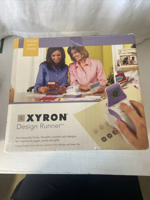 BRAND NEW Xyron 24139 Design Runner Handheld Cordless Printer