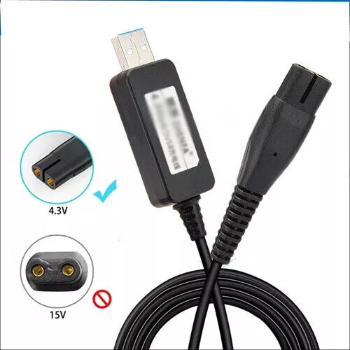 New USB Power Charger Adapter Cord Cable For Some Philips OneBlade Shaver QP2620