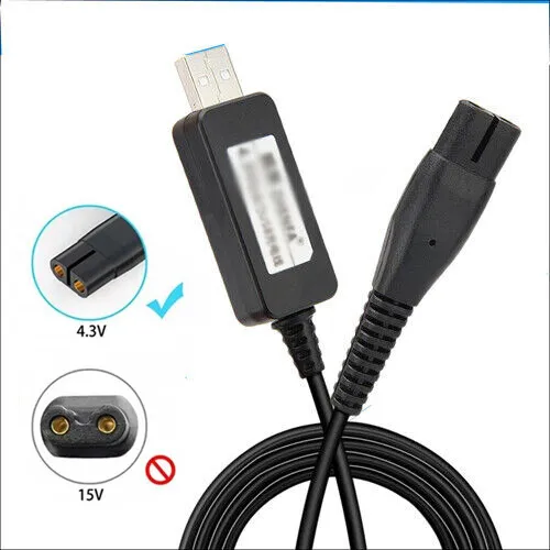 USB Charging Cable Charger Adapter Power Cord For Philips One Blade Shaver Razor