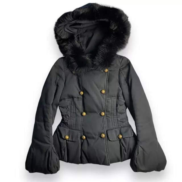 Moncler Vintage Women Black Down Jacket Size 1 XS-S