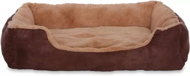 Letto per Cani Cuscino per Cani Divano per Cani Con Cuscini, (L) 75X60 Cm Beige/